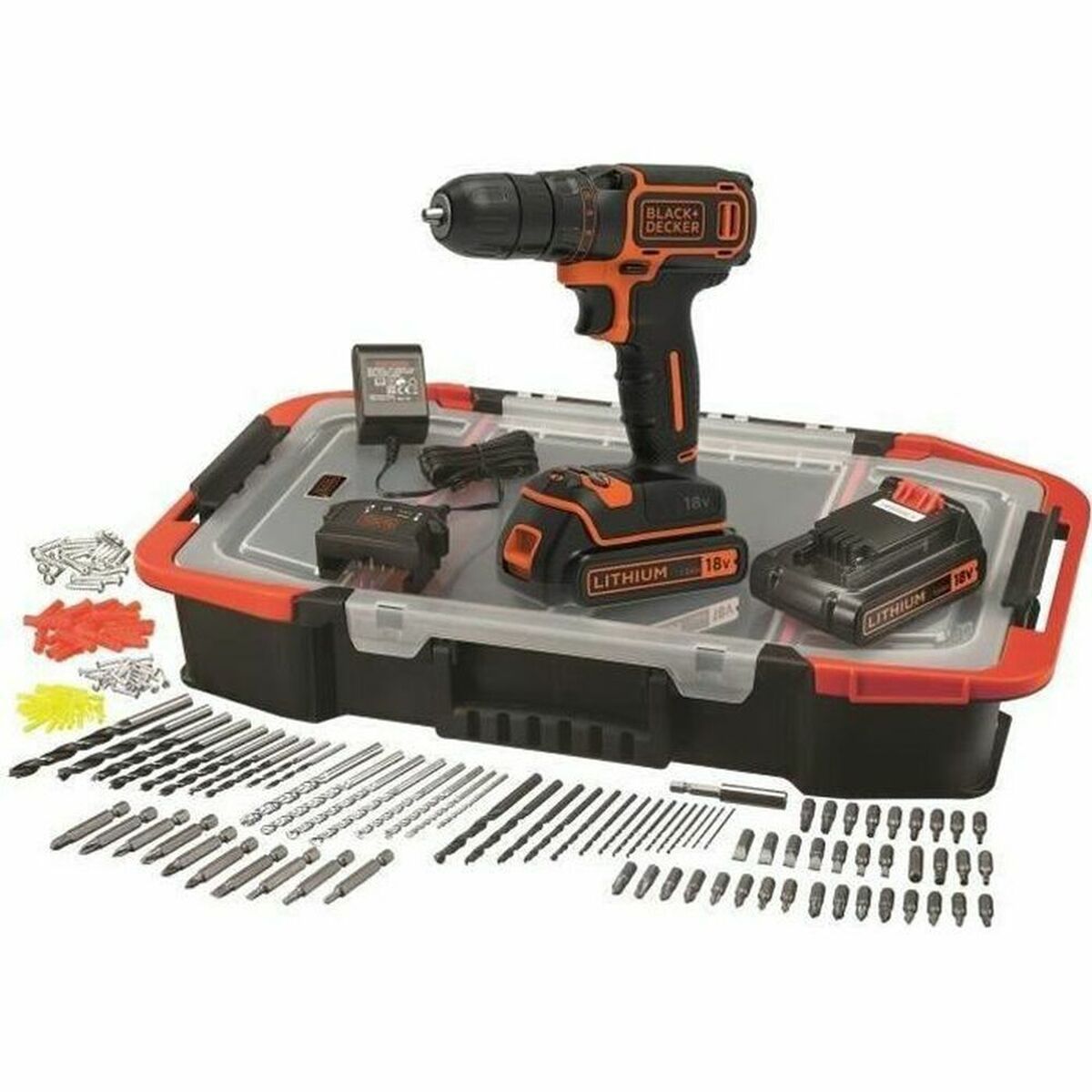 Boremaskiner Black & Decker BDCDC18BAST-QW 18 V 15 Nm