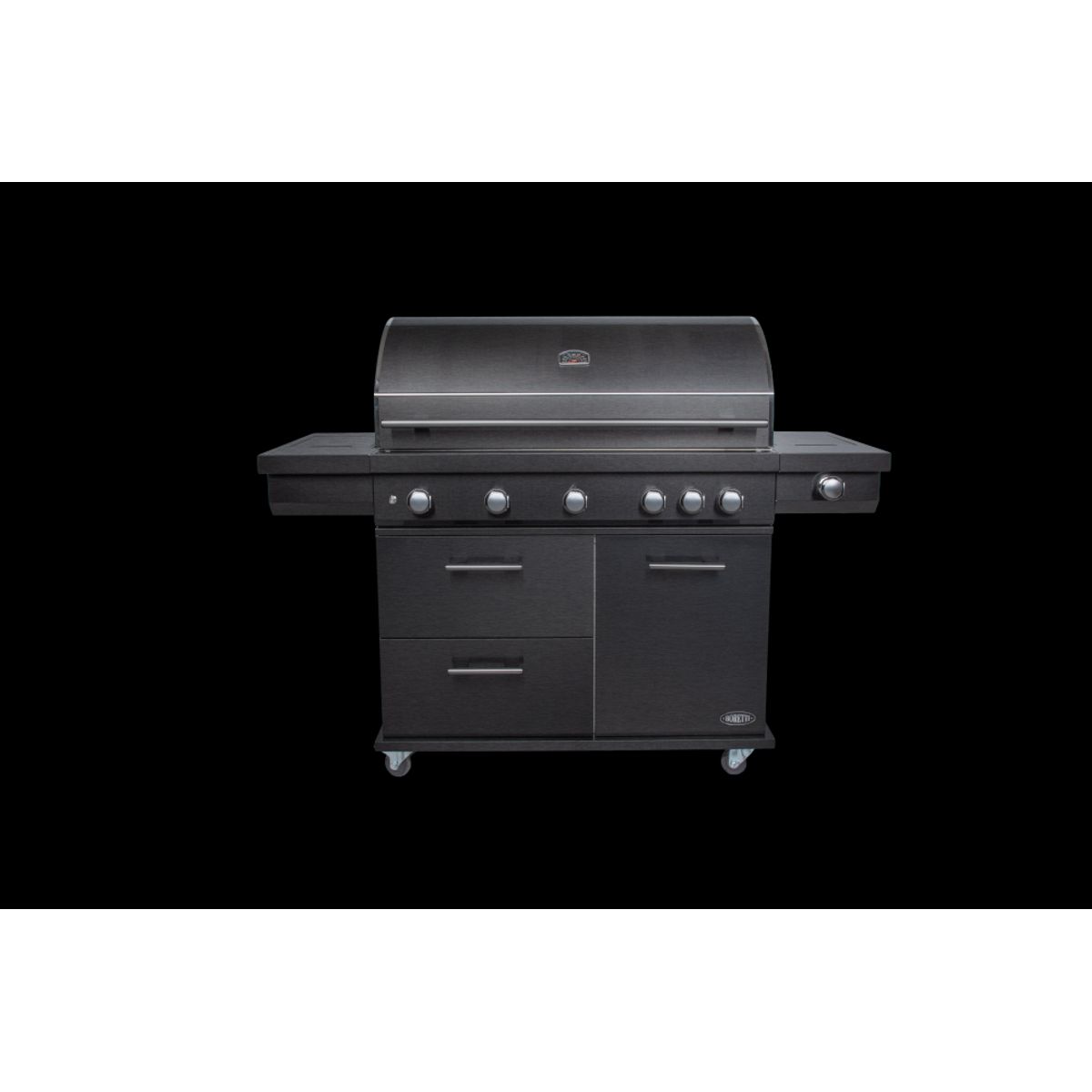 BORETTI IMPERATORE NERO 5 BRÆNDERE GASGRILL MAT/SORT - 166