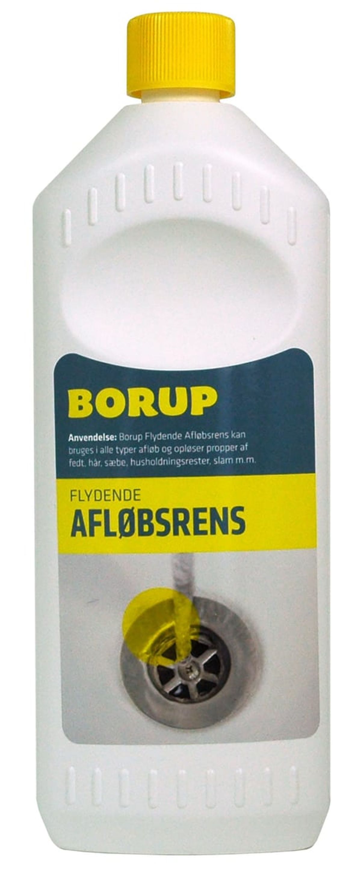 Borup Afløbsrens, Flydende (hvid) x 1 ltr.