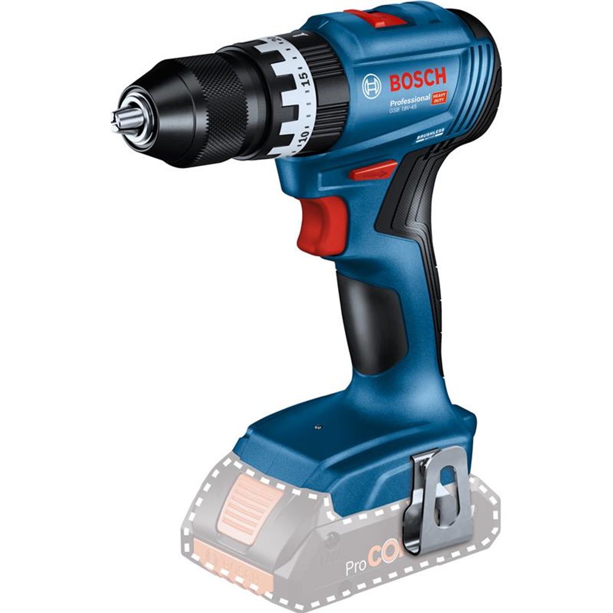 Bosch akku bore-/skruemaskine GSB 18V-45 Professional