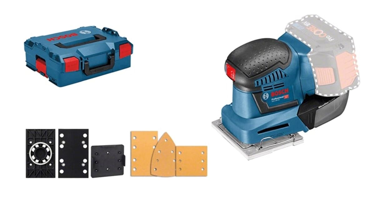 Bosch Akku Rystepudser GSS 18V-10 Professional (solo)