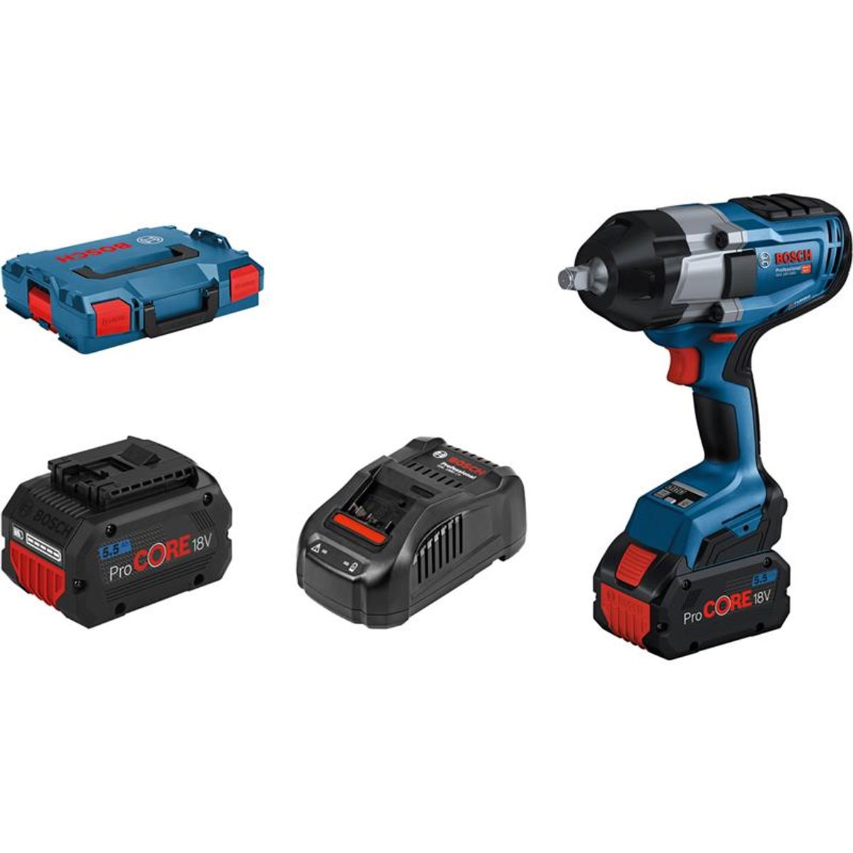 Bosch akku Slagnøgle GDS 18V-1050 HC solo