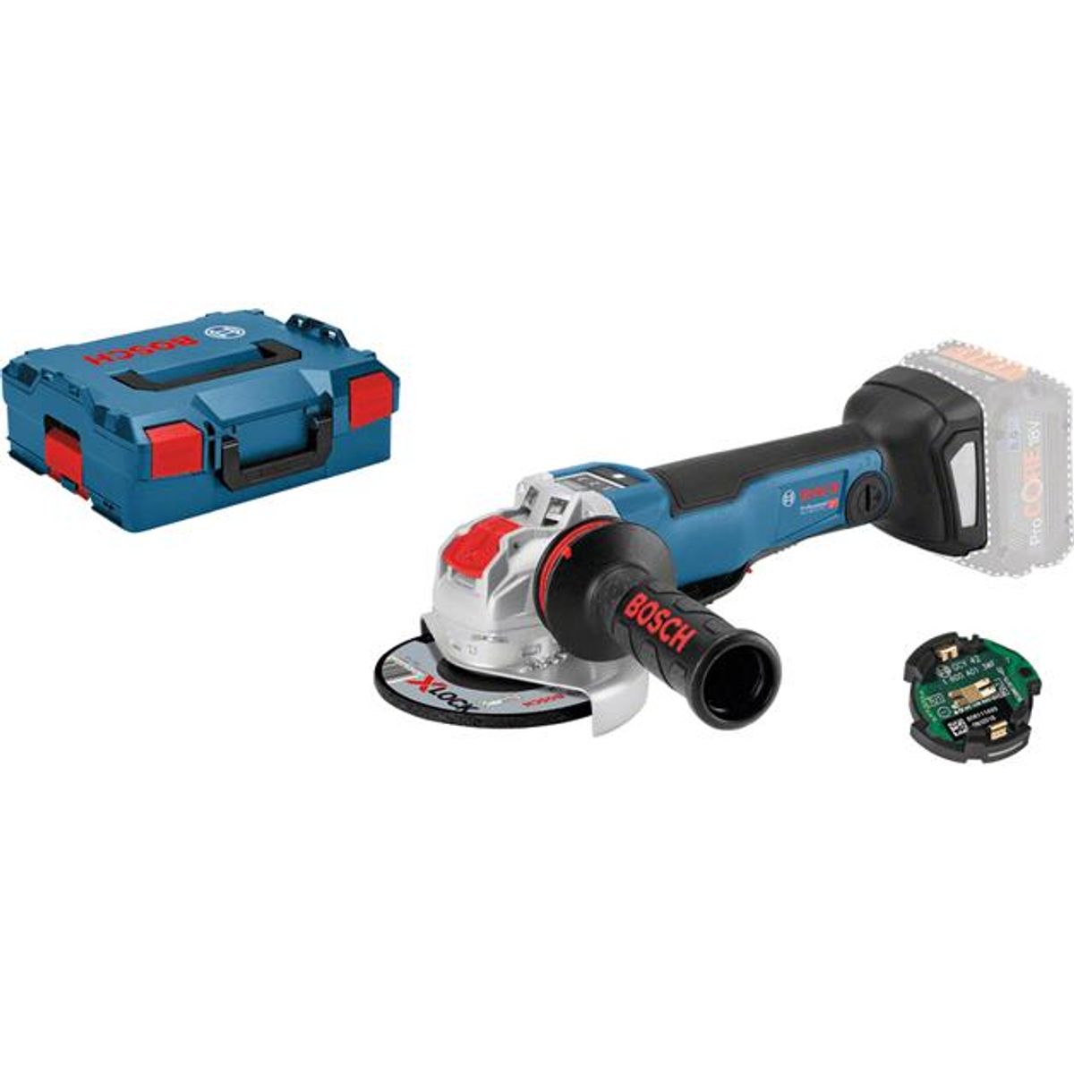 Bosch Akku-vinkelsliber GWX 18V-10 PSC Professional Solo L-BOXX