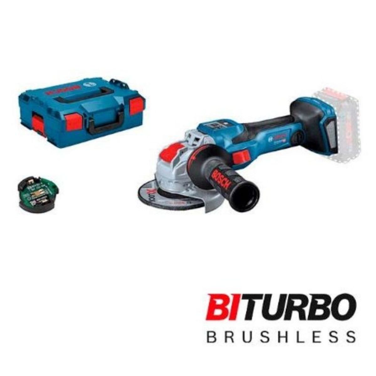 Bosch akku vinkelsliber GWX 18V-15 SC Solo L-Boxx - BiTurbo