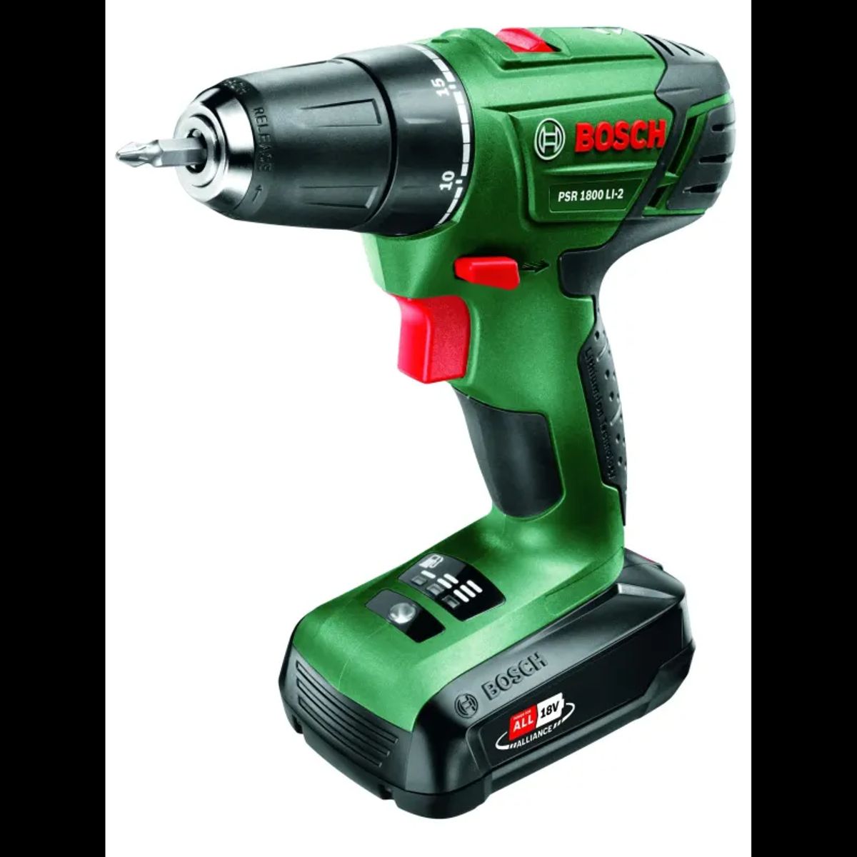 Bosch Akkuskruemaskine Psr 1800 Li-2 2x1,5ah - 06039A310H - UDG.