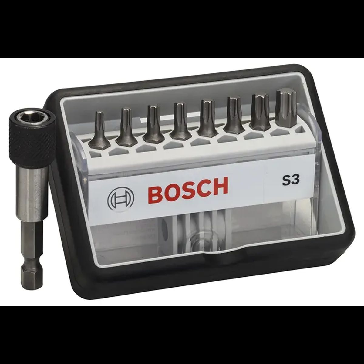 Bosch Bitssæt S3 T8 - 40 Xh Qh 25mm 9 Stk - 2607002562