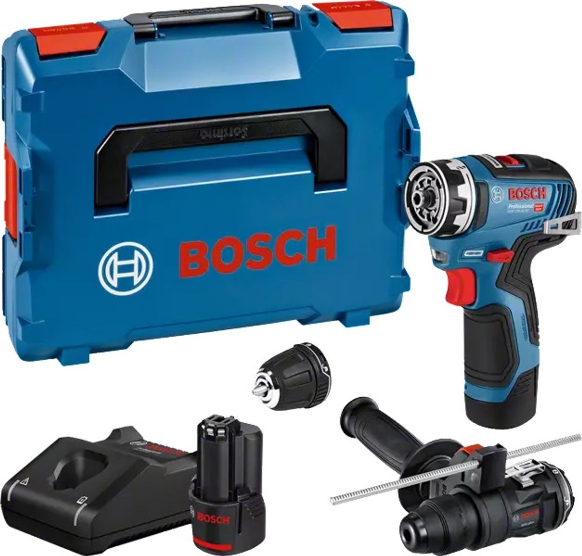 Bosch bore-/skruemaskine GSR 12V-35 FC 2XGFA 2X3A LB