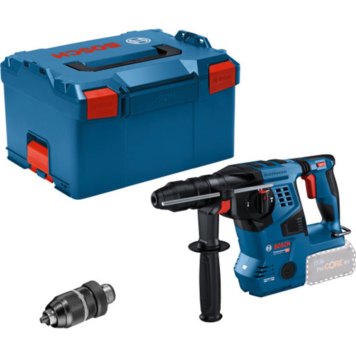 Bosch borehammer GBH 18V-28 CF, solo, L-Boxx