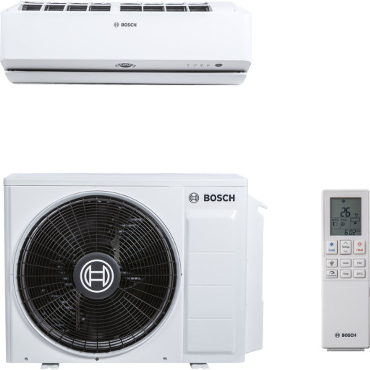 Bosch Climate 9100i-SET 85 HE luft til luft varmepumpesæt, 8,5 kW