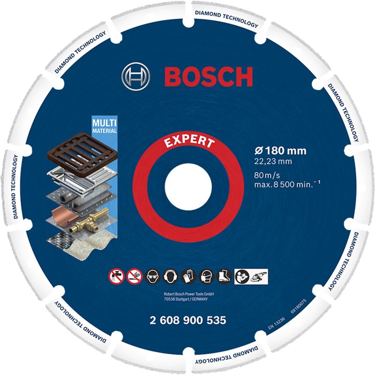 Bosch Diamantskive til metal 180mm