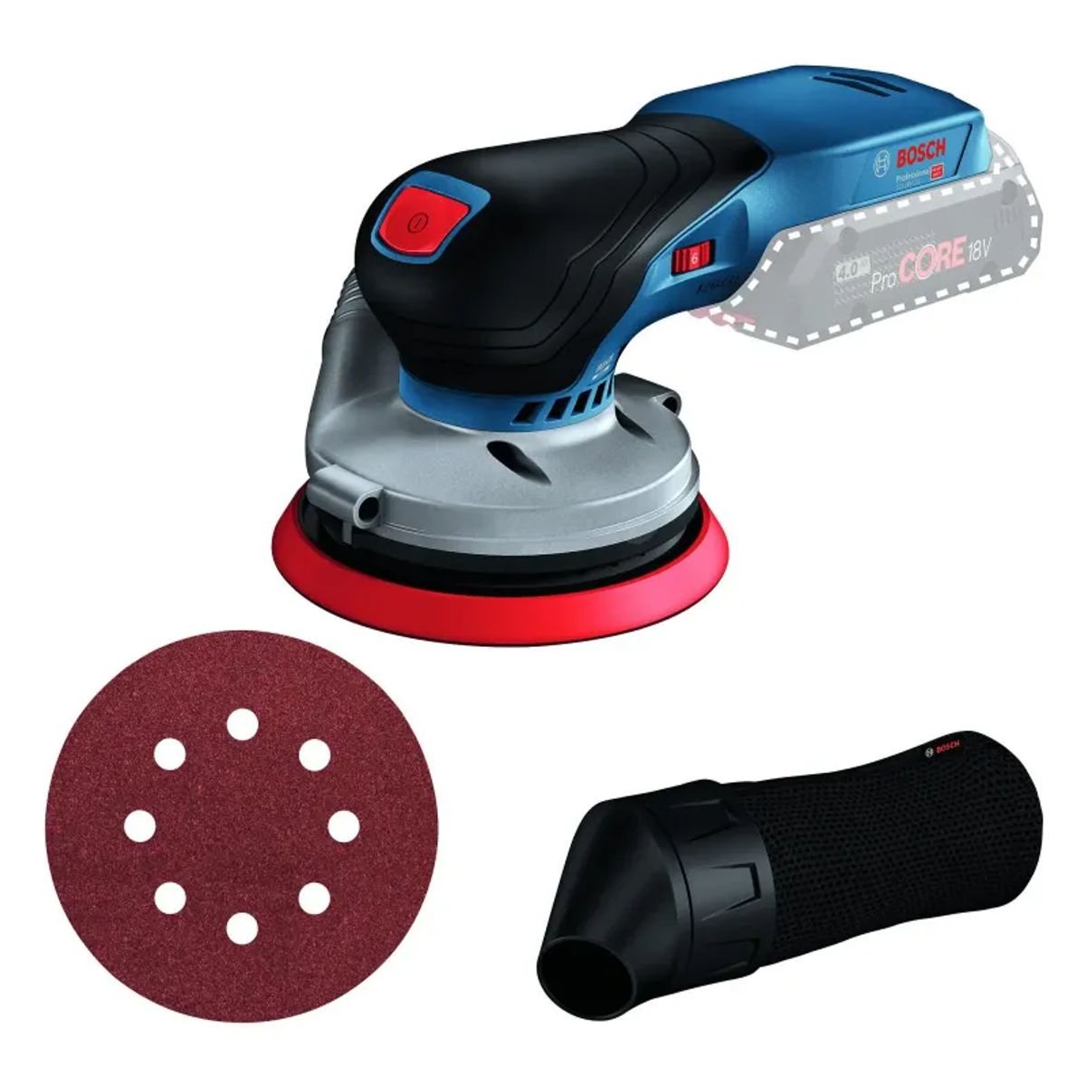 Bosch Excentersliber 18V-125 Solo - 0601372201