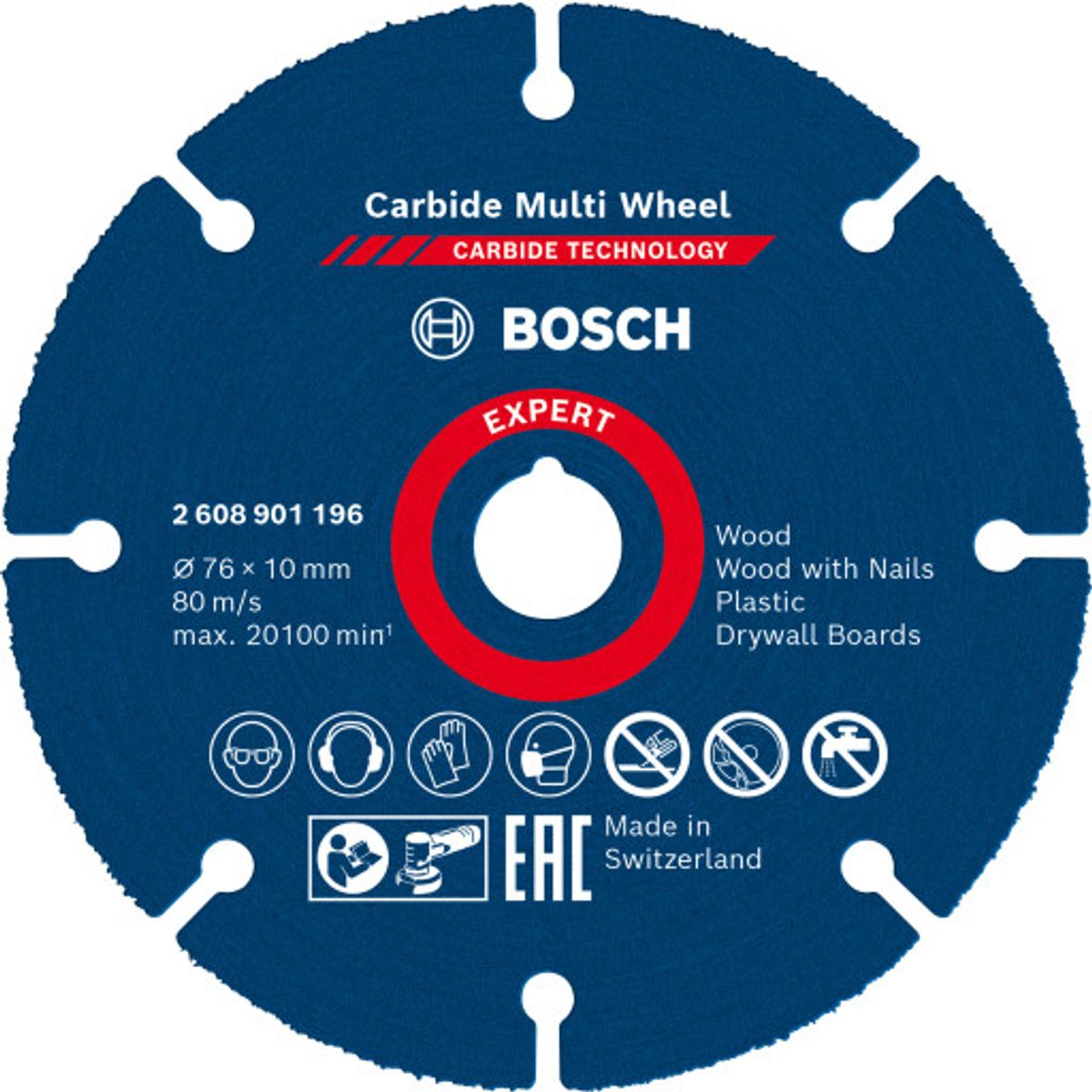 Bosch Expert Carbide multi skæreskive Ø76