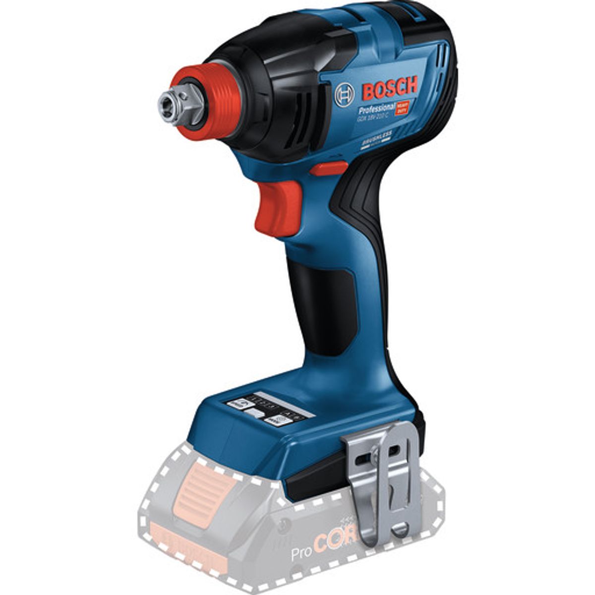 Bosch GDX 18V-210C slagnøgle u. batteri