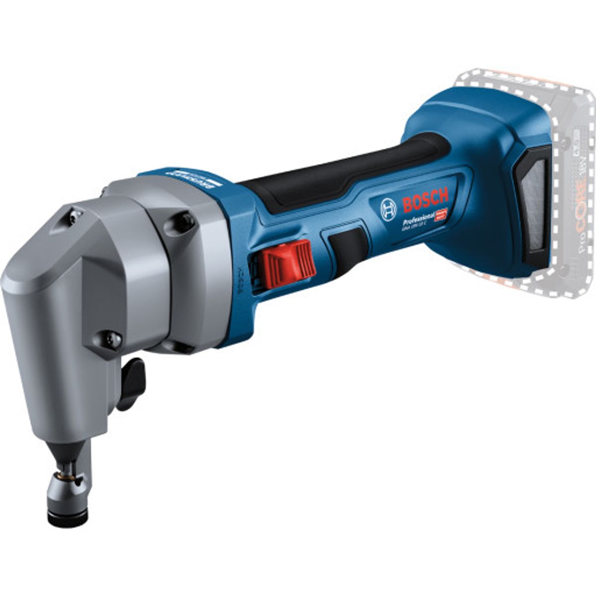 Bosch GNA18V-16E pladeudstanser u. batteri