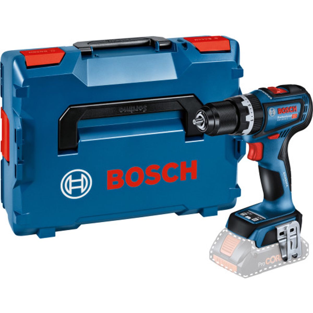 Bosch GSB18V-90C Professional slagboremaskine - i kasse