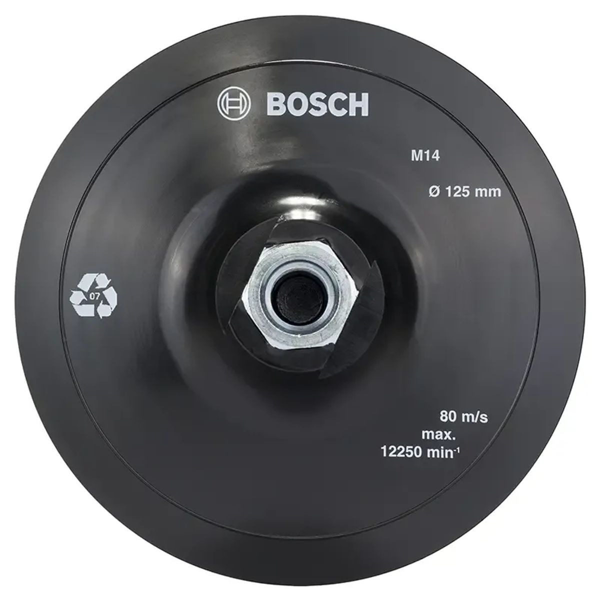 Bosch Gummibagskive 125mm Velcro - 2608601077