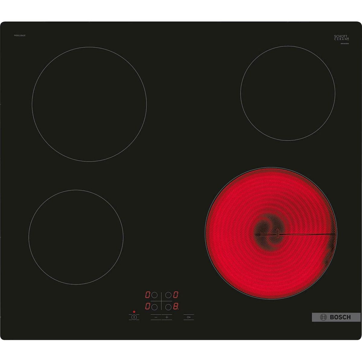 Bosch Keramisk kogeplade PKE611BA2E