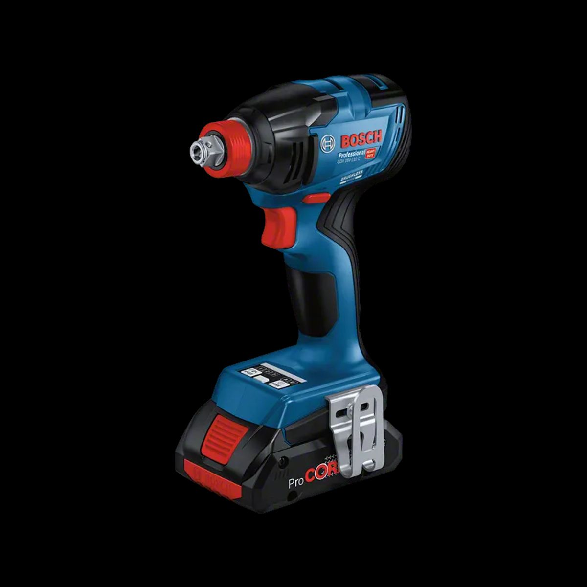 Bosch Kombislagnøgle Gdx 18V-210c 2x4pc Gcy Lb - 06019J0203