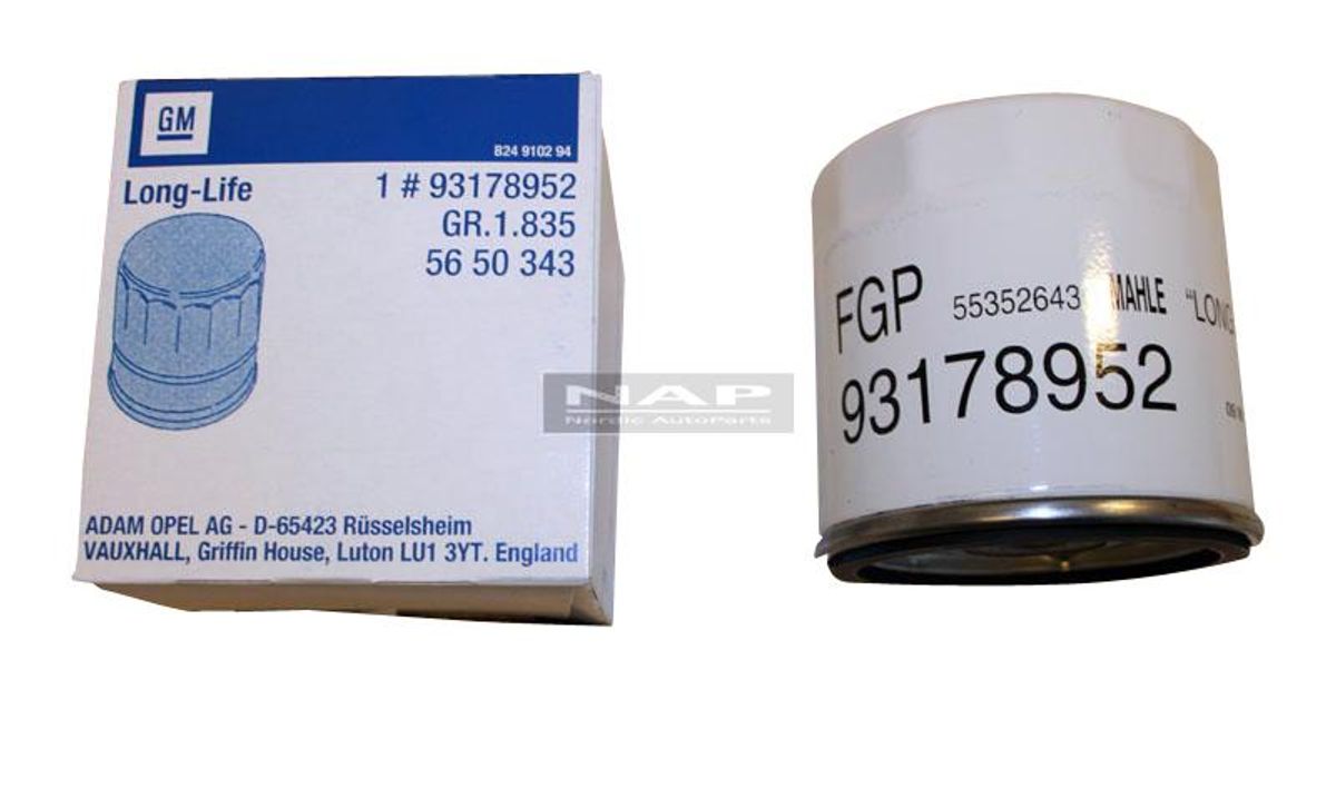 BOSCH Oliefilter (longlife) (OE ref.: 650104 / 95509857)