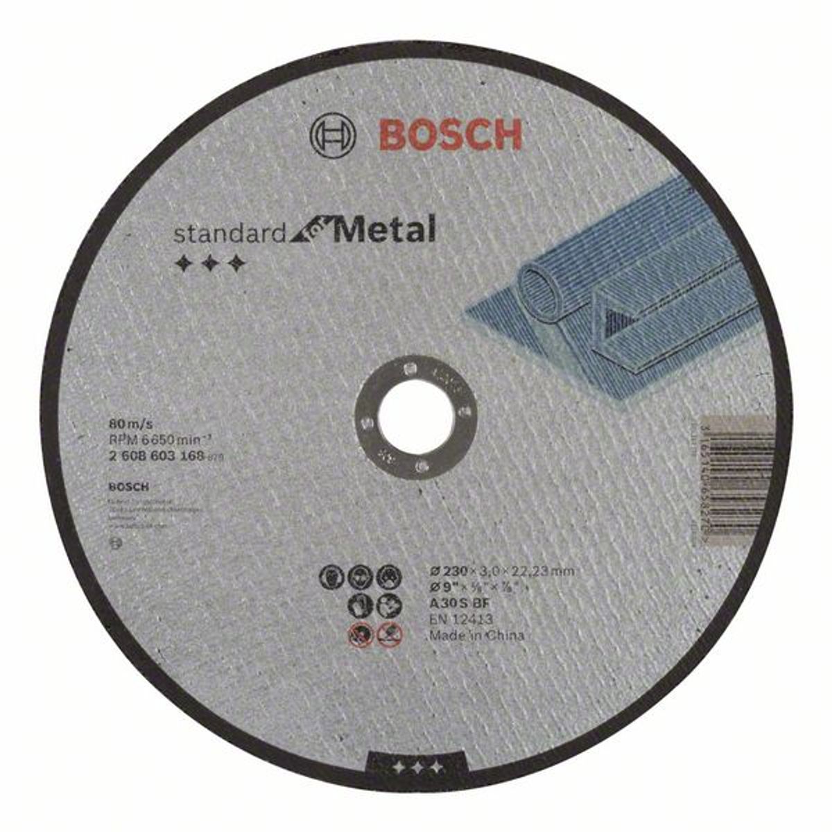 Bosch Skæreskive 230x3mm Standard for Metal