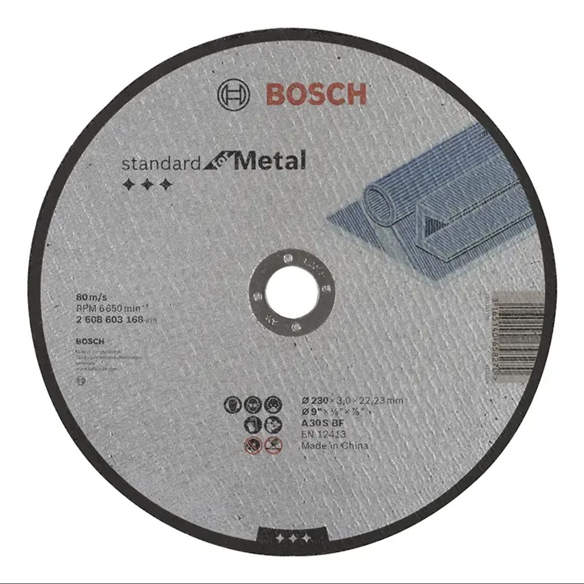 Bosch Skæreskive Metal 230x3mm Std - 2608603168