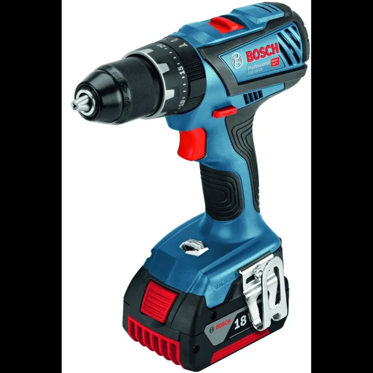 Bosch Slagboremaskine Gsb 18V-28 2x2ah L-boxx - 06019H400B