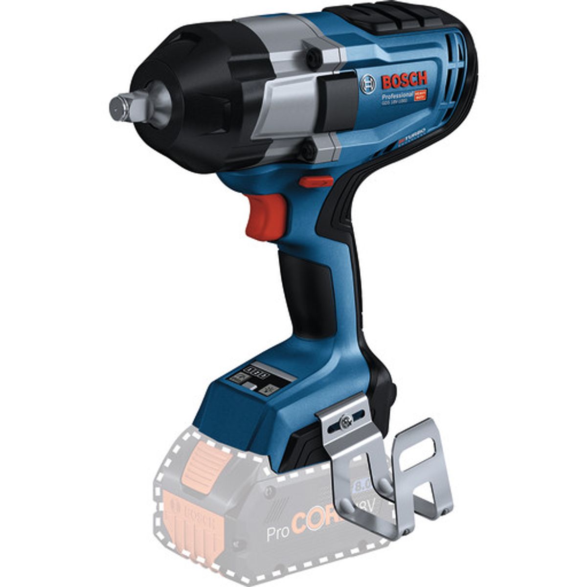 Bosch slagnøgle GDS 18V-1000, solo