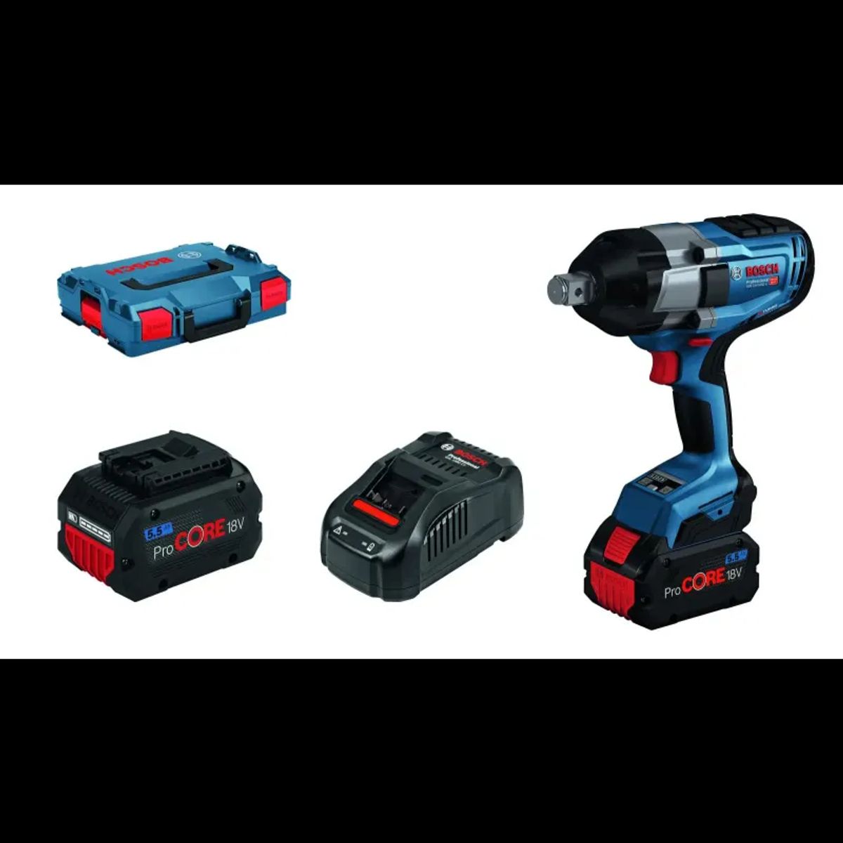 Bosch Slagnøgle Gds 18V-1050 H 2x5,5 Pc L-boxx - 06019J8503