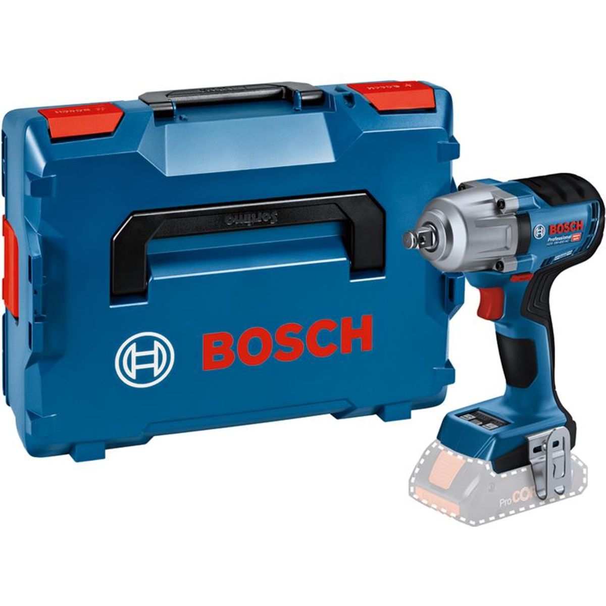 Bosch Slagnøgle GDS 18V-450 HC Solo L-BOXX COM