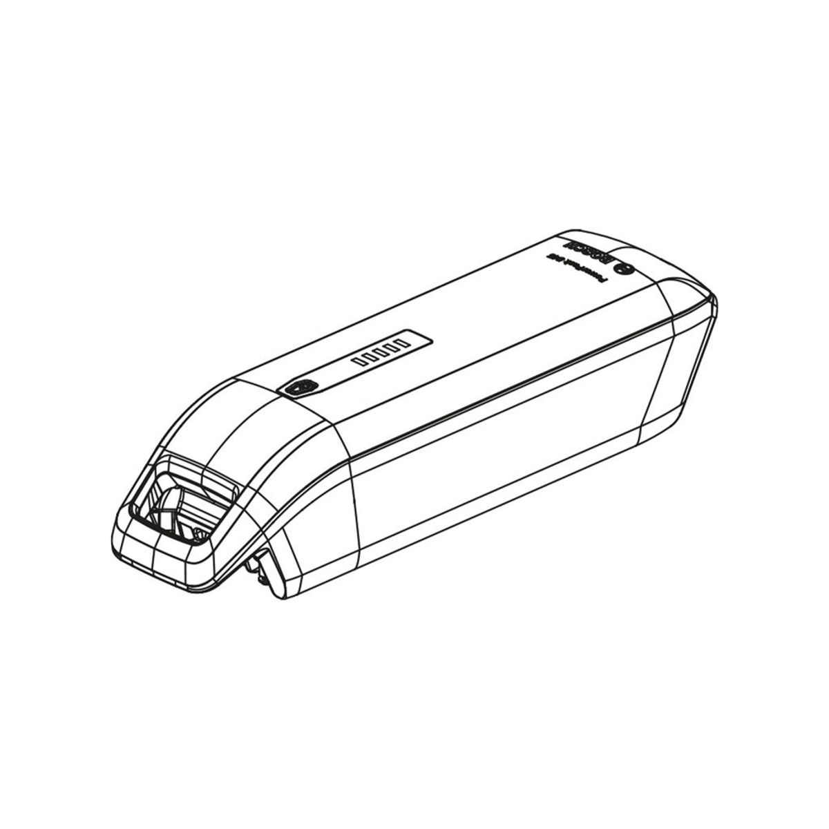 Bosch Smart System - Batteri til stelrør - Powerpack 545 Wh frame battery