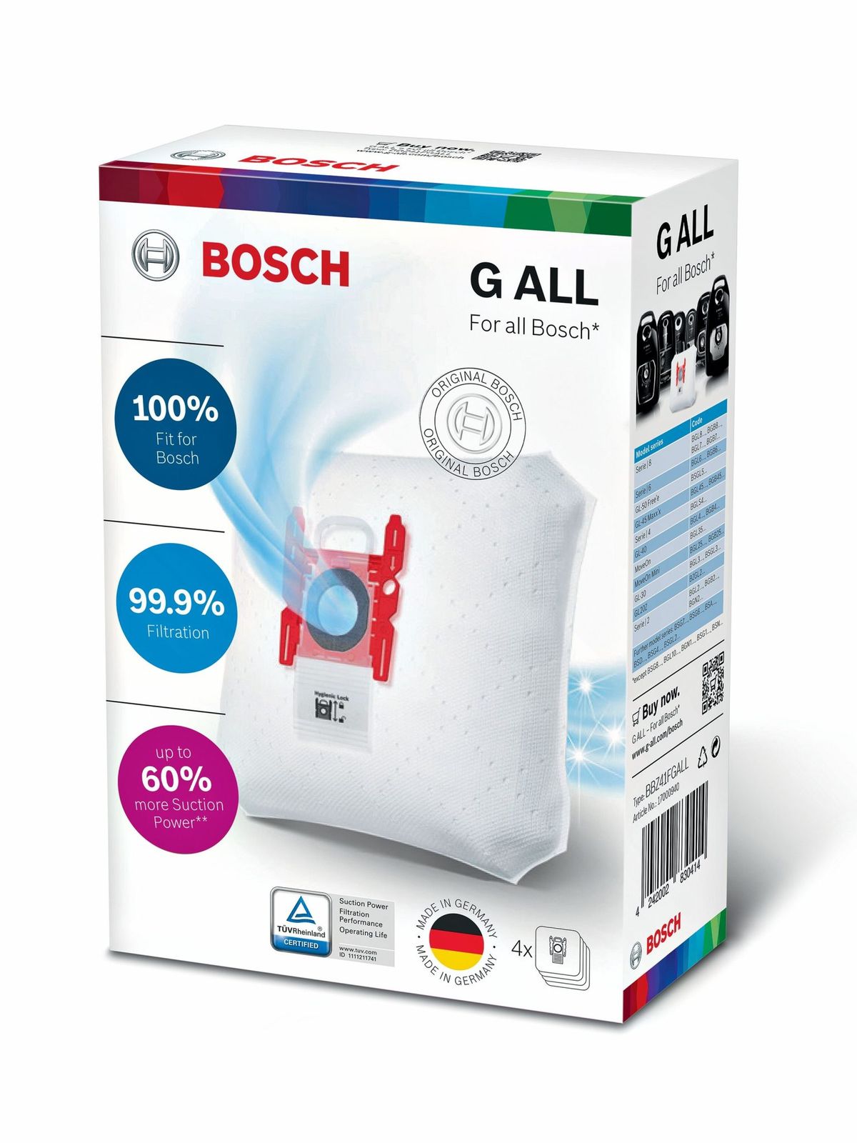 Bosch Støvsugerposer BBZ41FGALL