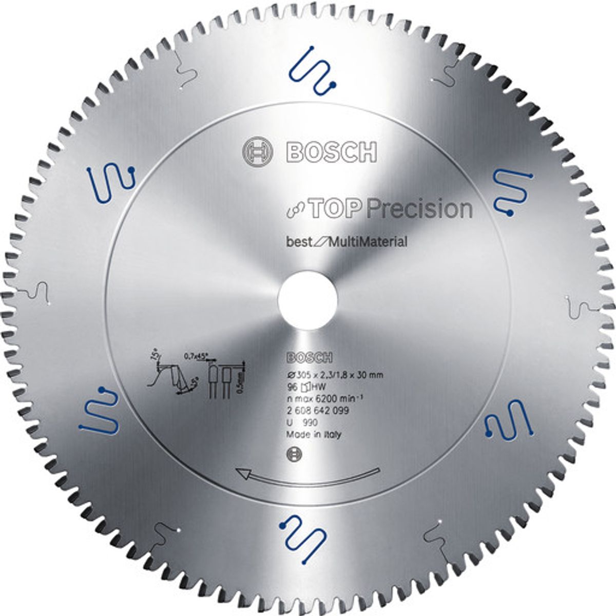 Bosch Top Precision rundsavklinge Ø165/20 - 48tands