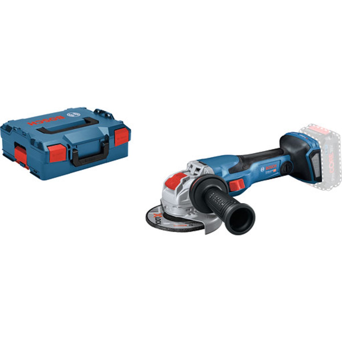 Bosch vinkelsliber GWX 18V-15 C, solo, L-Boxx