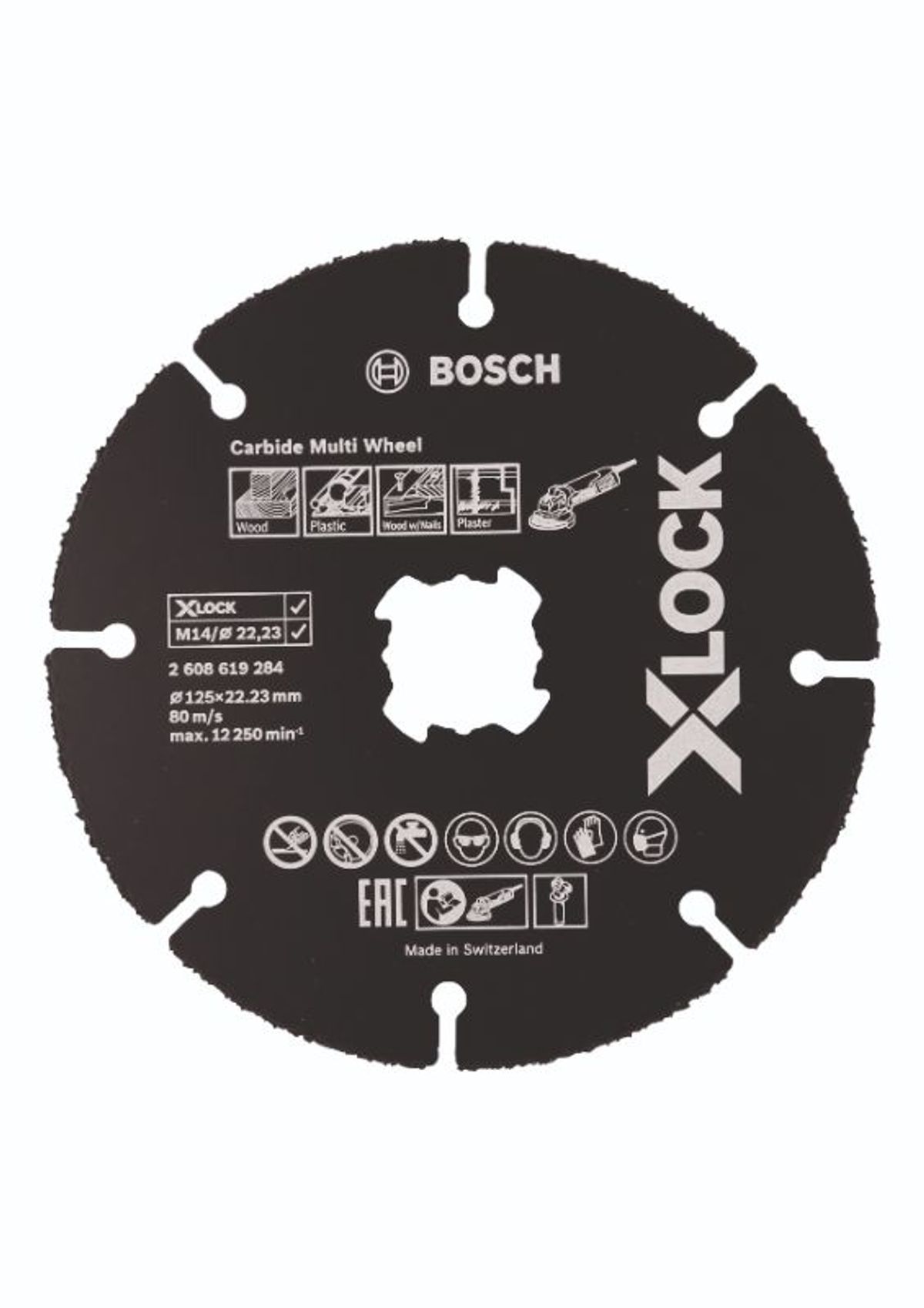 Bosch X-LOCK Carbide Multi Wheel-skæreskive HM 125 x 22,23mm