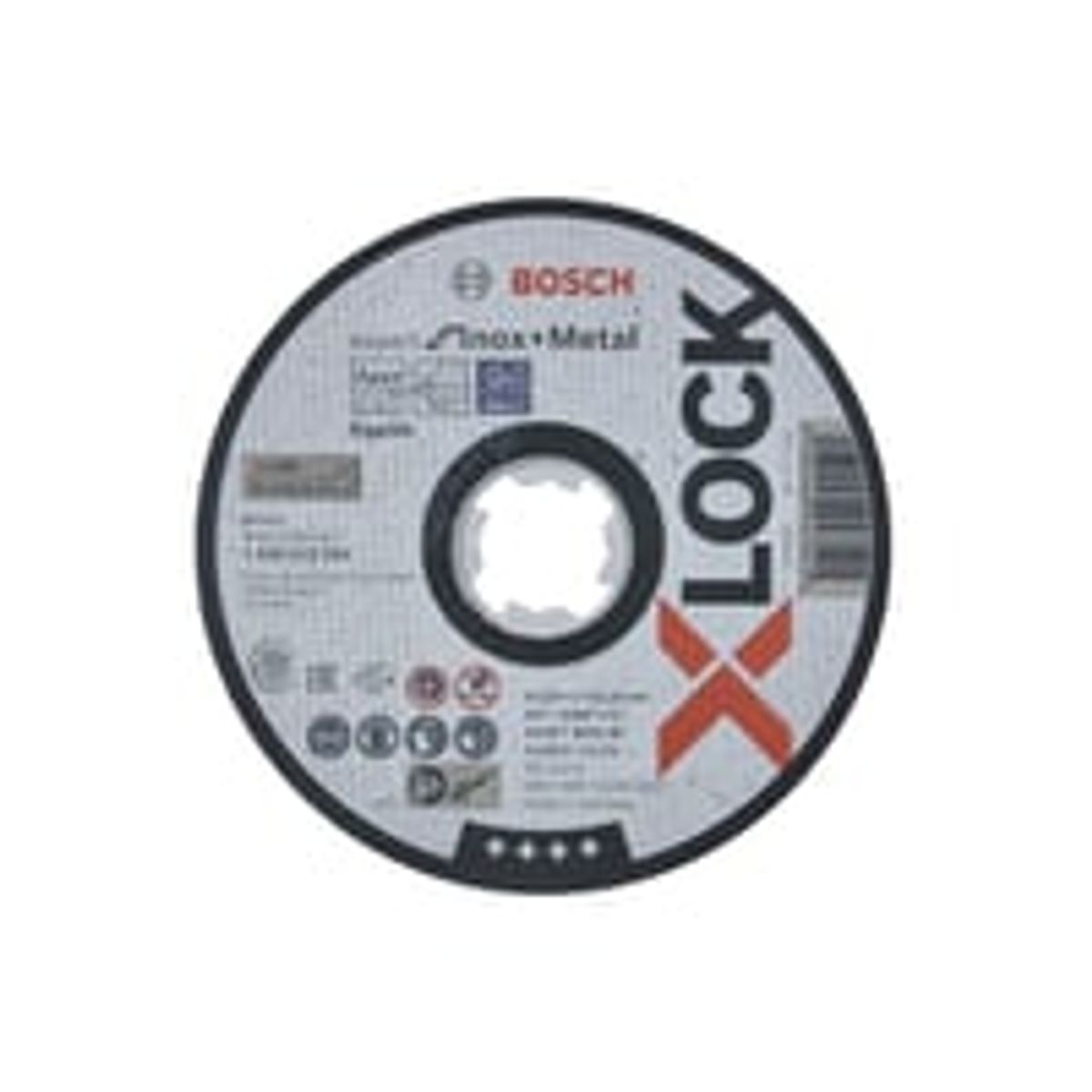 Bosch X-LOCK skreskive EFMI, 125 x 1,0 mm, inox og stl