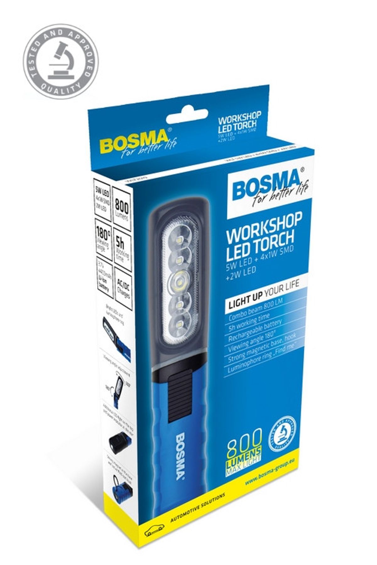 Bosma 800LM værkstedslampe LED