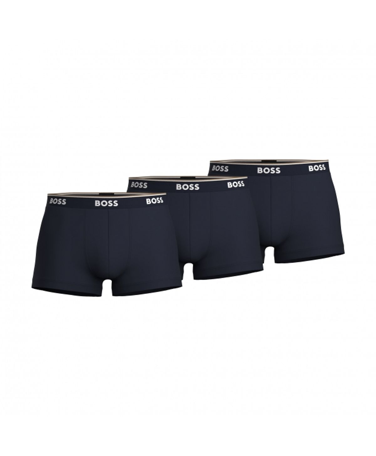 BOSS 3pak underbukser/boksershorts med signaturstribe i navy til herre