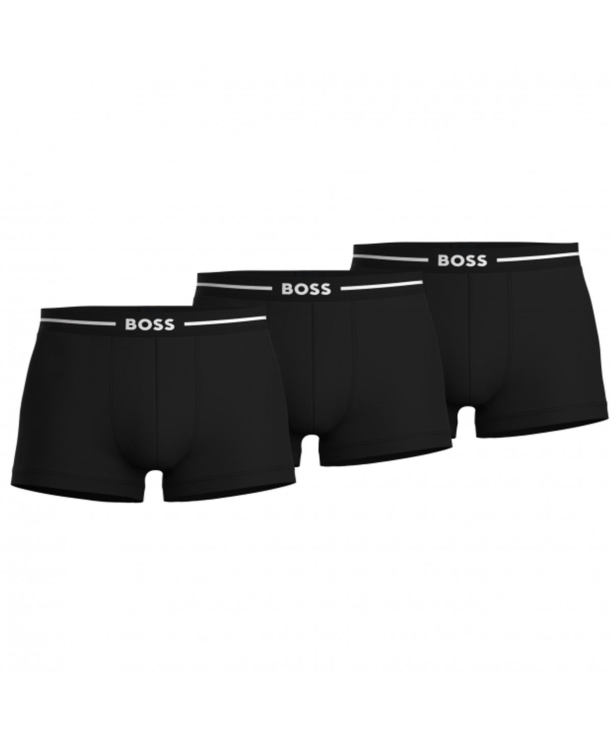 BOSS 3pak underbukser/boxershorts i sort til herre.