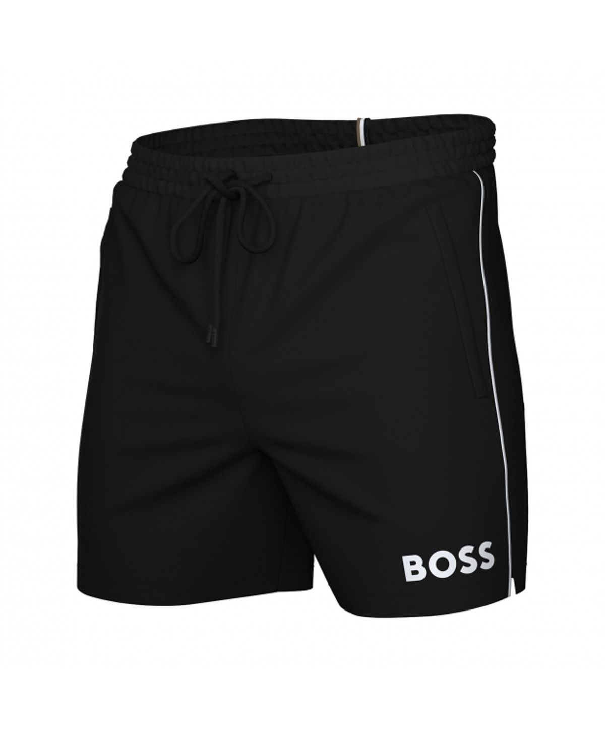 BOSS badeshorts i sort til herre