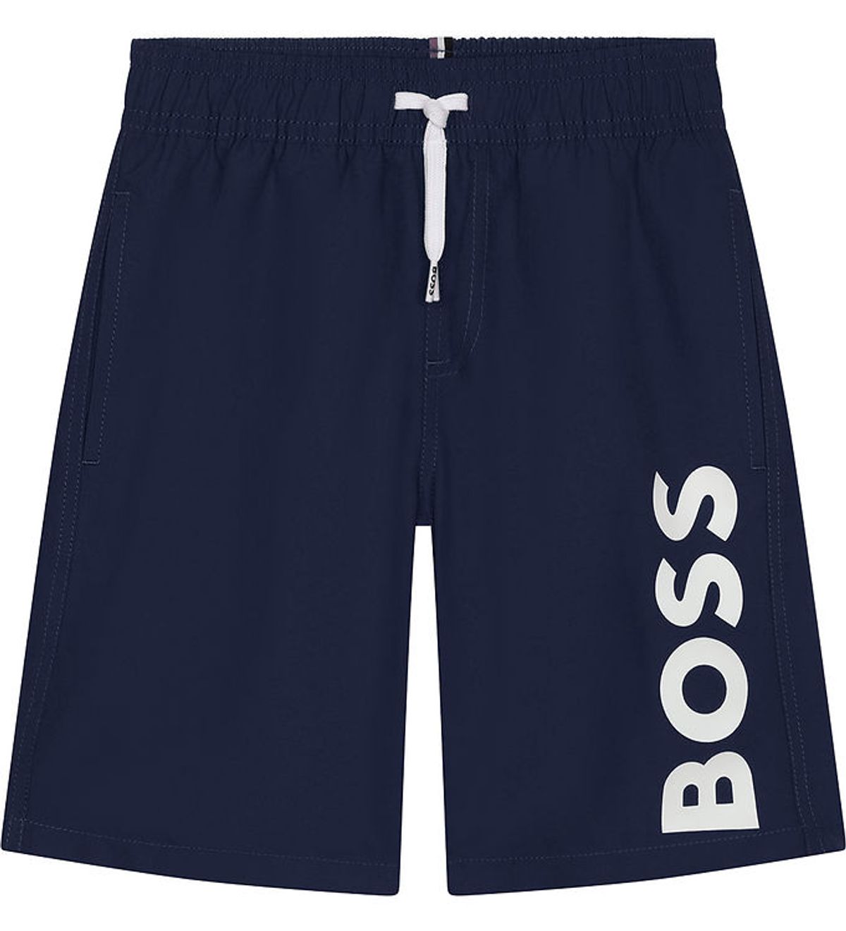 BOSS Badeshorts - Navy m. Hvid