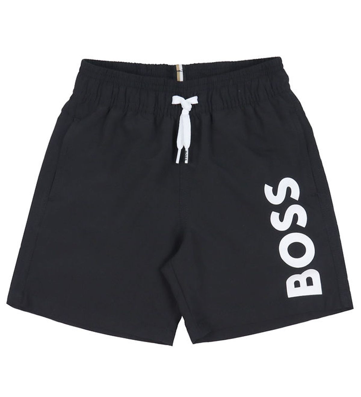 BOSS Badeshorts - Sort m. hvid