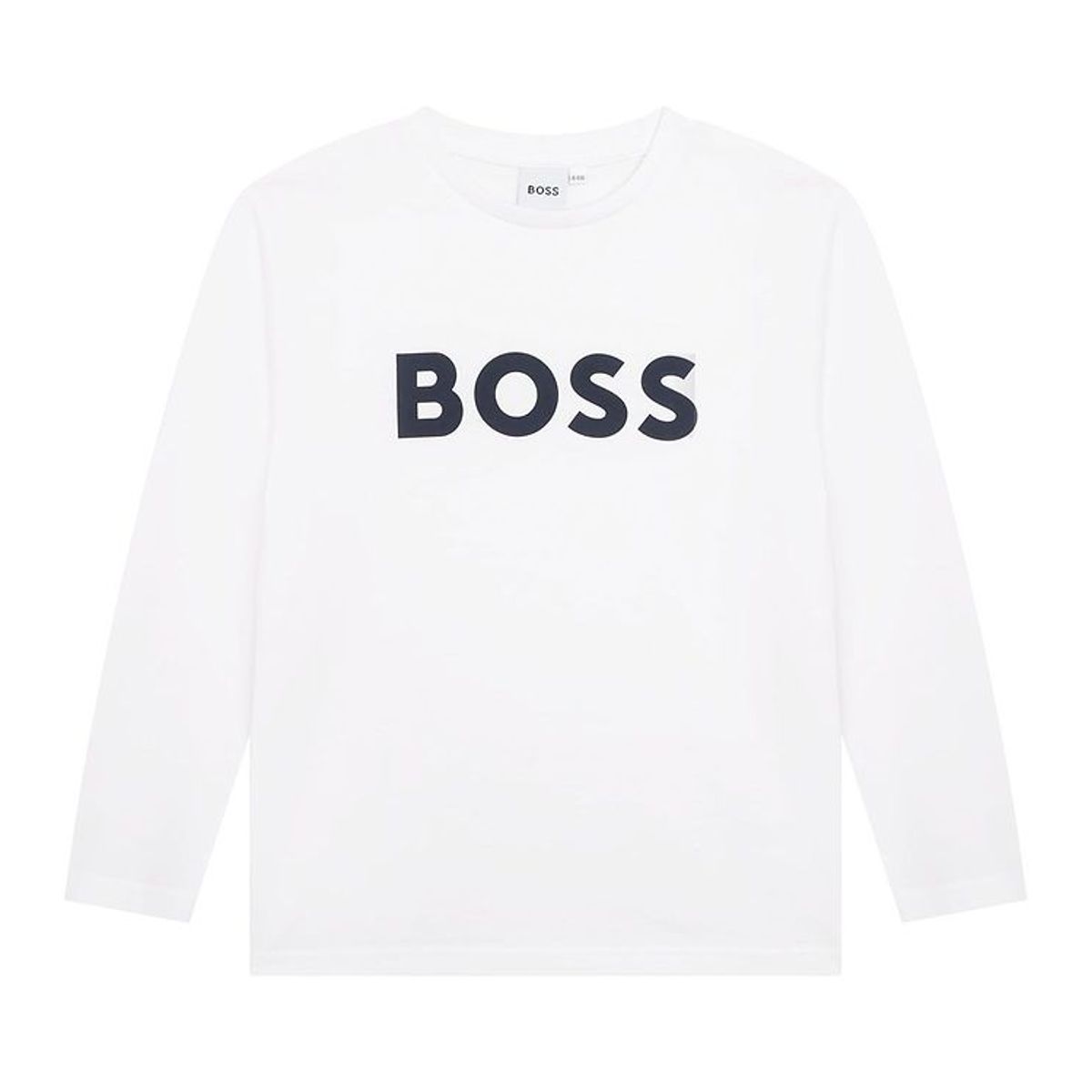 BOSS Bluse - Hvid m. Navy