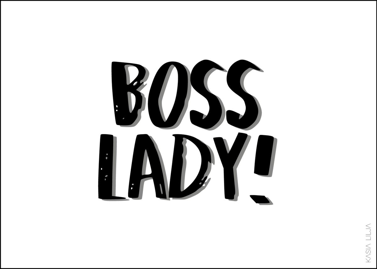 BOSS LADY! / A6 kort