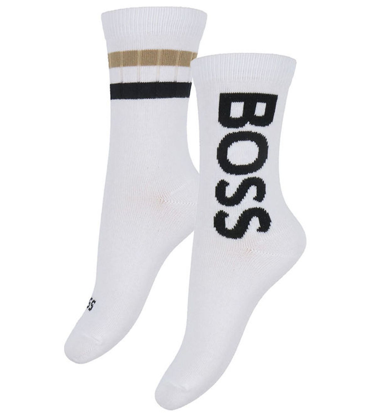 BOSS Strømper - 2-pak - Casual - Hvid/Hvid