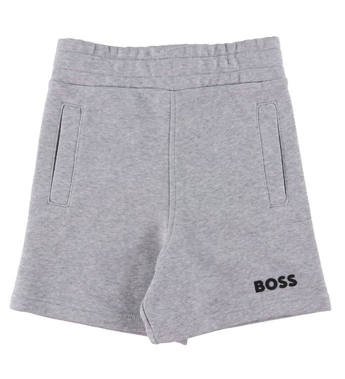 BOSS Sweatshorts - Gråmeleret