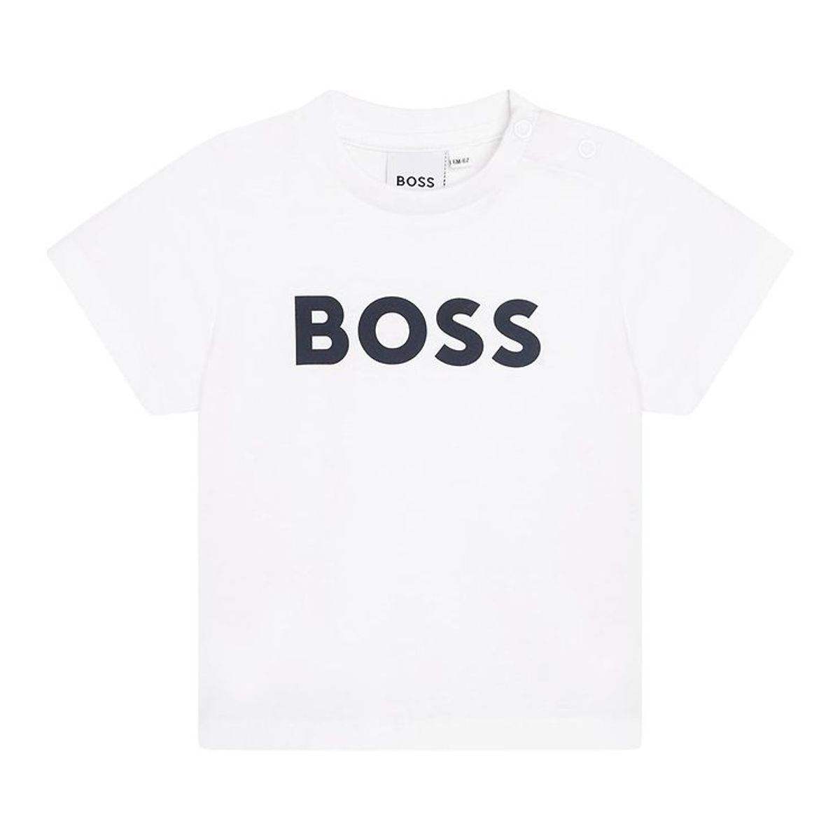 BOSS T-shirt - Hvid m. Navy