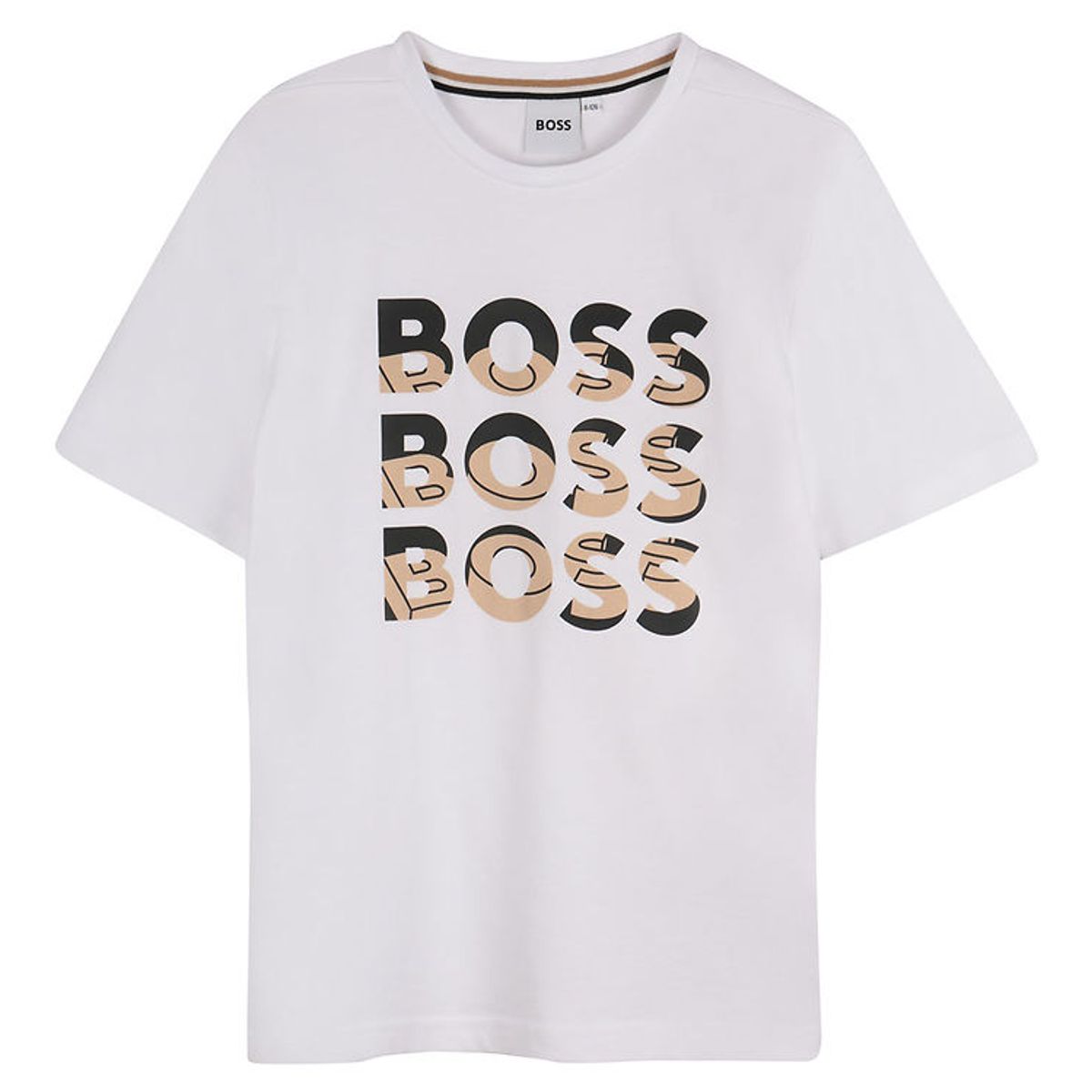 BOSS T-shirt - Hvid m. Print