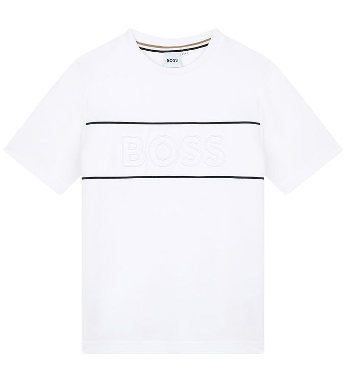 BOSS T-shirt - Hvid m. Sort