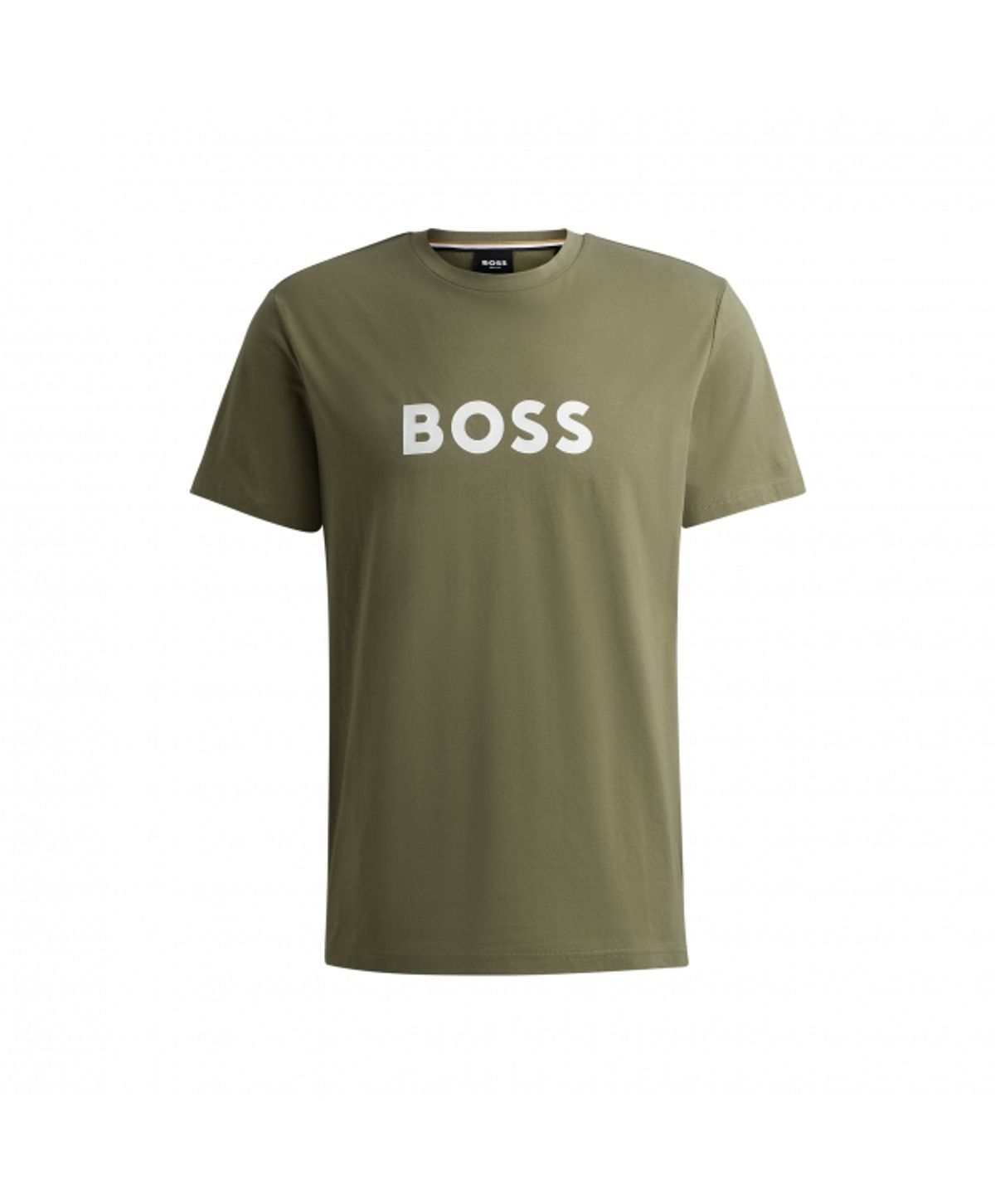 BOSS t-shirt i grøn til herre | Regular fit |