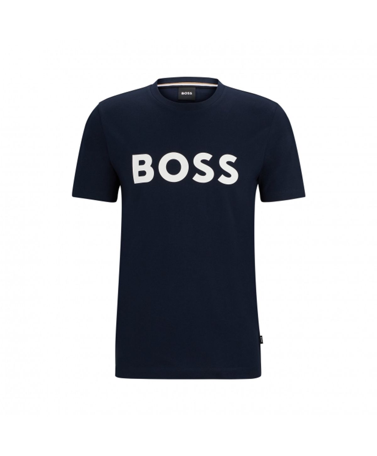 BOSS t-shirt i navy m. logo til herre